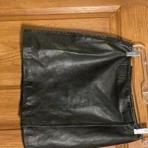 Hugo bus at I genuine soft leather wrap around skirt